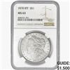 Image 1 : 1878 8TF Morgan Silver Dollar NGC MS63