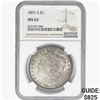 Image 1 : 1891-S Morgan Silver Dollar NGC MS63