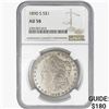 1890-S Morgan Silver Dollar NGC AU58