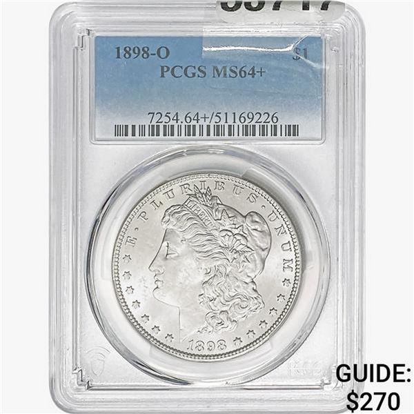 1898-O Morgan Silver Dollar PCGS MS64+