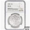 Image 1 : 1889 Morgan Silver Dollar NGC MS64