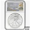 Image 1 : 2015 Silver Eagle NGC MS70