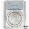 Image 1 : 1881-S Morgan Silver Dollar PCGS MS64