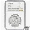 Image 1 : 1962 Franklin Half Dollar NGC PF67