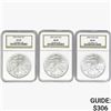 Image 1 : 2004-2005 [3] Silver Eagle NGC MS69