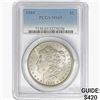 Image 1 : 1884 Morgan Silver Dollar PCGS MS65