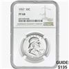 Image 1 : 1957 Franklin Half Dollar NGC PF68