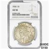 Image 1 : 1926 Silver Peace Dollar NGC AU58