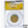 Image 1 : 1804 Draped Bust Half Cent ANACS AG3