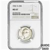 Image 1 : 1941-S Washington Silver Quarter NGC MS67