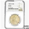 Image 1 : 1843-O Seated Liberty Half Dollar NGC XF45