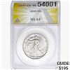 Image 1 : 1945 Walking Liberty Half Dollar ANACS MS64
