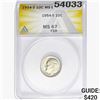 Image 1 : 1954-S Roosevelt Dime ANACS MS67 FSB