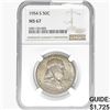 Image 1 : 1954-S Franklin Half Dollar NGC MS67