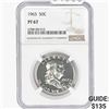 Image 1 : 1963 Franklin Half Dollar NGC PF67