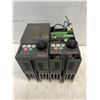 Image 2 : (2) Mitsubishi #FR-E720-0.75K Inverters (one missing cover)