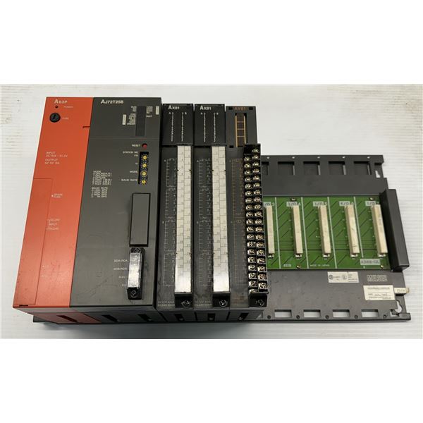 Mitsubishi Base Unit w/ Power Supply & Modules
