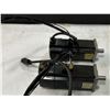 Image 2 : (2) Mitsubishi #HC-KFS43B AC Servo Motors