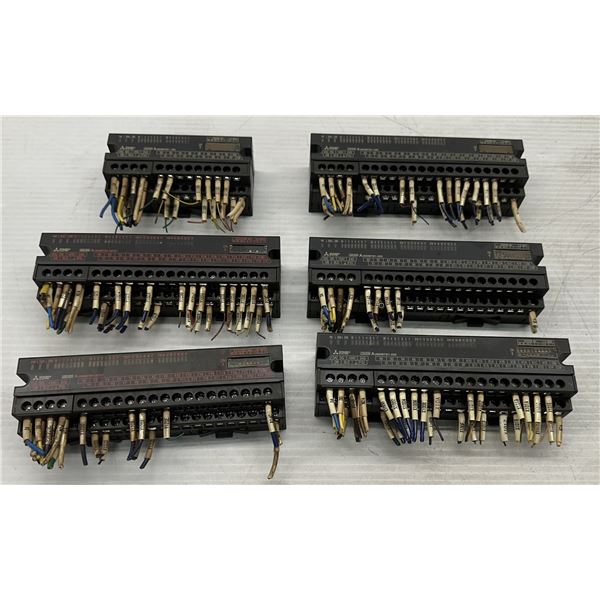 Lot of (6) Misc. Mitsubishi Input / Output Units