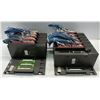 Image 2 : Lot of (2) Mitsubishi Racks w/Power Supplies & Modules