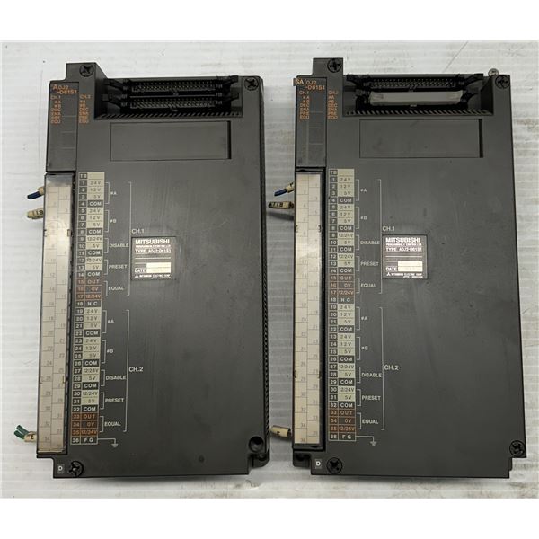 (2) Mitsubishi #A0J2-D61S1 Programmable Controllers