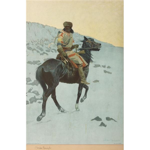 Frederic Remington, chromolithograph