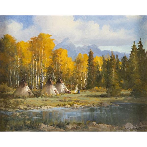 Joni Falk, oil on canvas