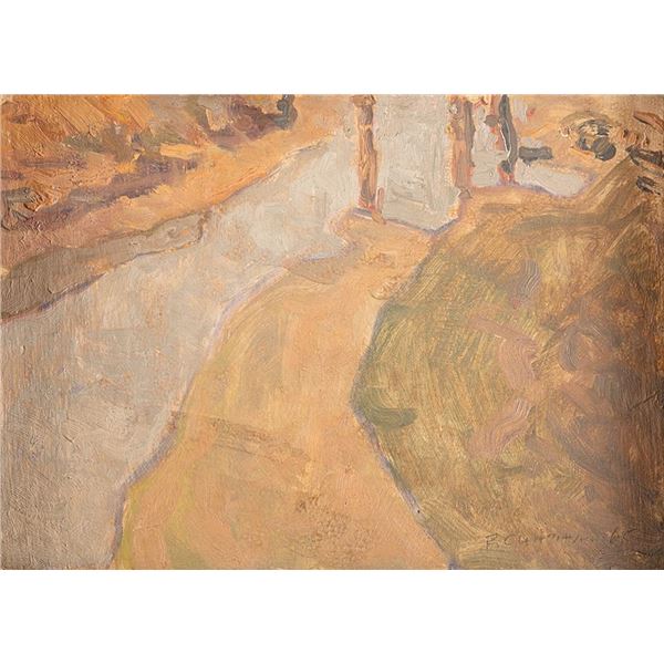 Russell Chatham, two oils