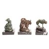 Image 1 : Bob Scriver, three bronzes