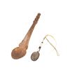 Image 2 : Maple Burl Ladle and Plains Bison Horn Spoon