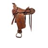Image 1 : Mexican Brown Leather Saddle