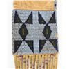 Image 2 : Arapaho Beaded Tobacco Bag, 23 ½" long