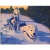 Image 1 : Fred Machetanz, oil on canvas