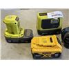 Image 2 : RYOBI BLUETOOTH SPEAKER, USB ADAPTER WITH 2 BATTERIES, SMALL ROUTER