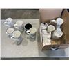 Image 1 : NEW COFFEE MUGS VAIRETY - 8 WITH FUNNY SAYINGS, 5 SPECKLED, 11 17OZ AND 2 12OZ, TOTAL RETAIL $91