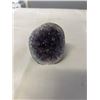 Image 2 : AMETHYST GEODE WITH 4 SEMI PRECIOUS STONES - NATURAL CITRINE, TIGERS EYE, AMETHYST AND BLACK TOURMAL