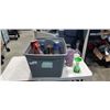 Image 1 : TOTE OF COLLECTIBLES, LANTERNS ETC