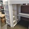 Image 2 : SMASTAD LOFT BED, WHITE, TWIN WITH DESK