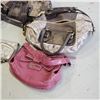 Image 2 : 6 DESIGNER PURSES AND WALLETS COACH AND GUESS UNKNOWN IF AUTHENTIC