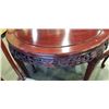 Image 3 : ROSEWOOD CLAWFOOT DINING TABLE WITH 4 MATCHING CHAIRS
