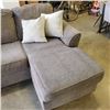 Image 2 : GREY COUCH WITH CHAISE LOUNGE