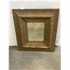 Image 1 : ANTIQUE GOLD ORNATE MIRROR, 21 INCH X 19 INCH