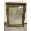 Image 1 : ANTIQUE GOLD ORNATE MIRROR, 22 INCH X 16 INCH