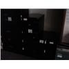 Image 1 : Black Global Legalsize 4 Drawer Vertical