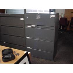 Charcoal Global Boulevard 4 Drawer Lateral