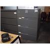 Image 1 : Charcoal Global Boulevard 4 Drawer Lateral