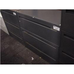 Charcoal Global Boulevard 3 Drawer Lateral