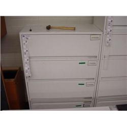 White4 Drawer Lateral File Cabinet