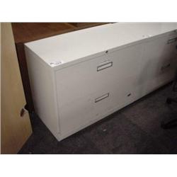 Cream 2 Drawer Lateral File Cabinet