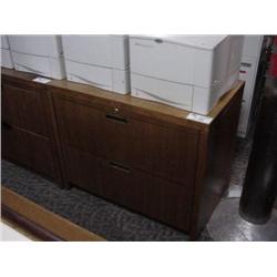 Oak 2 Drawer Lateral File Cabinet